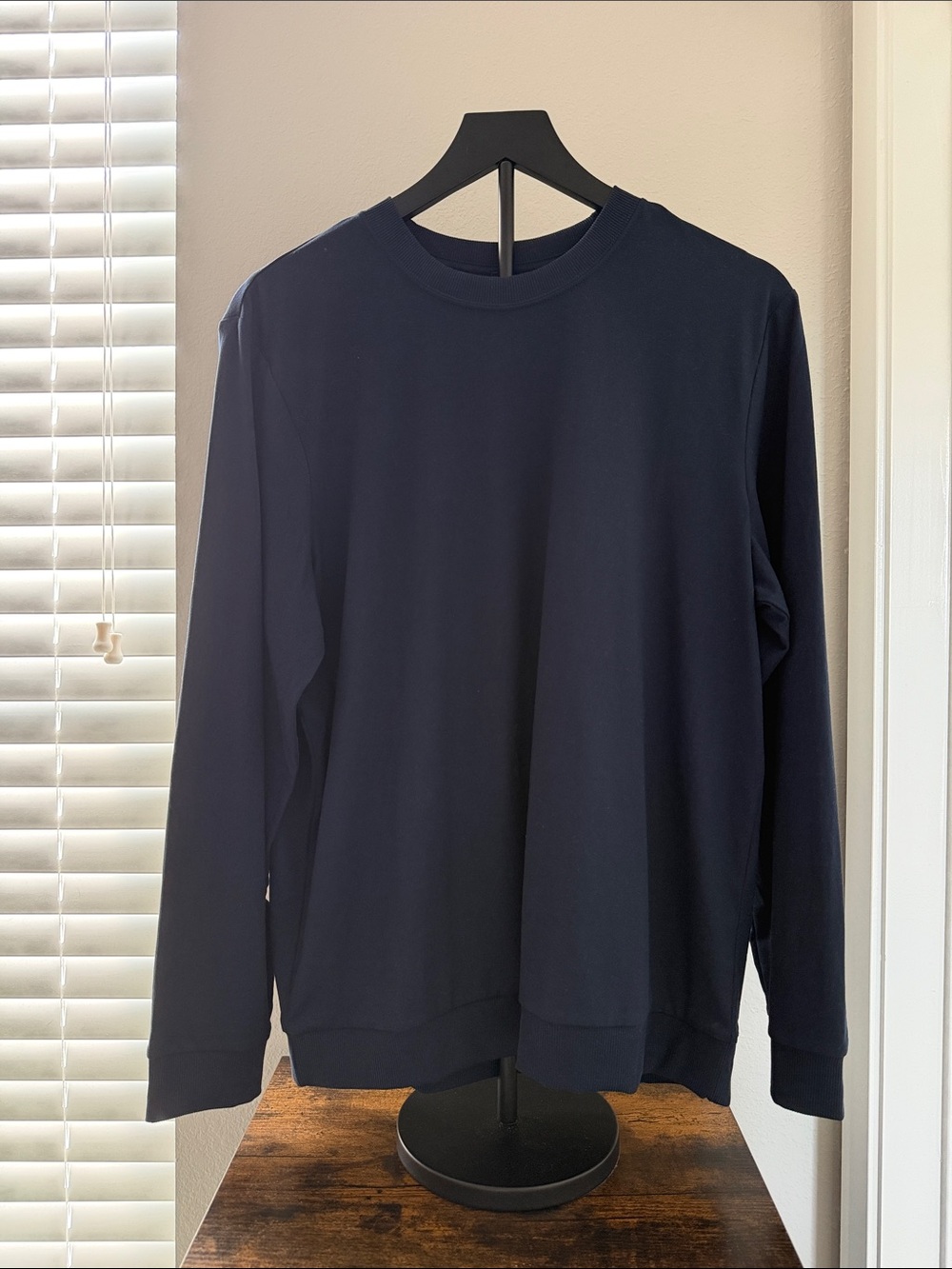 SKIMS Navy Crewneck Sweater